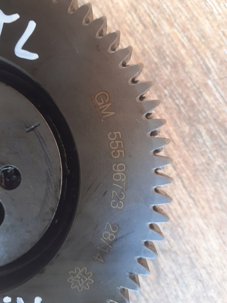 фото №7, Opel оригинальный номер 1.6 cdti колесо зубчатое распределительного вала 55596723