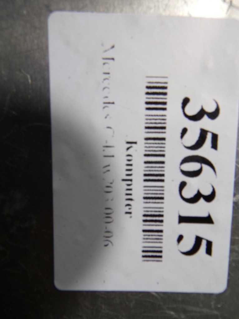 фото №7, Mercedes w203 1.8 16v бортовий комп'ютер блок керування двигуна a1111532579