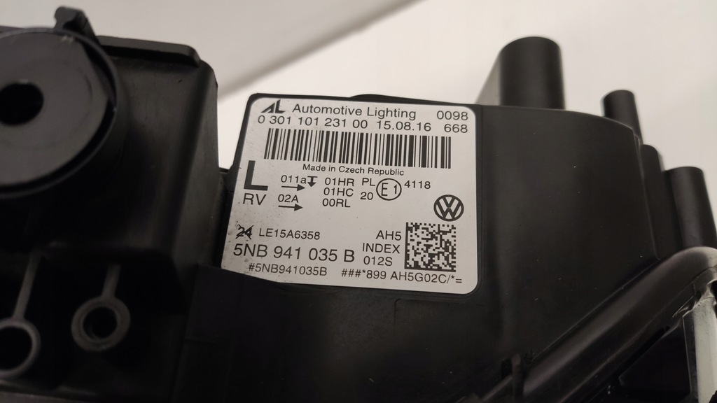 фото №5, Vw tiguan ii 2 5nb фара full led лампа ліва