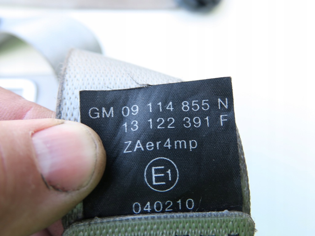 фото №10, Ремені сріблястий opel corsa c 3d gsi