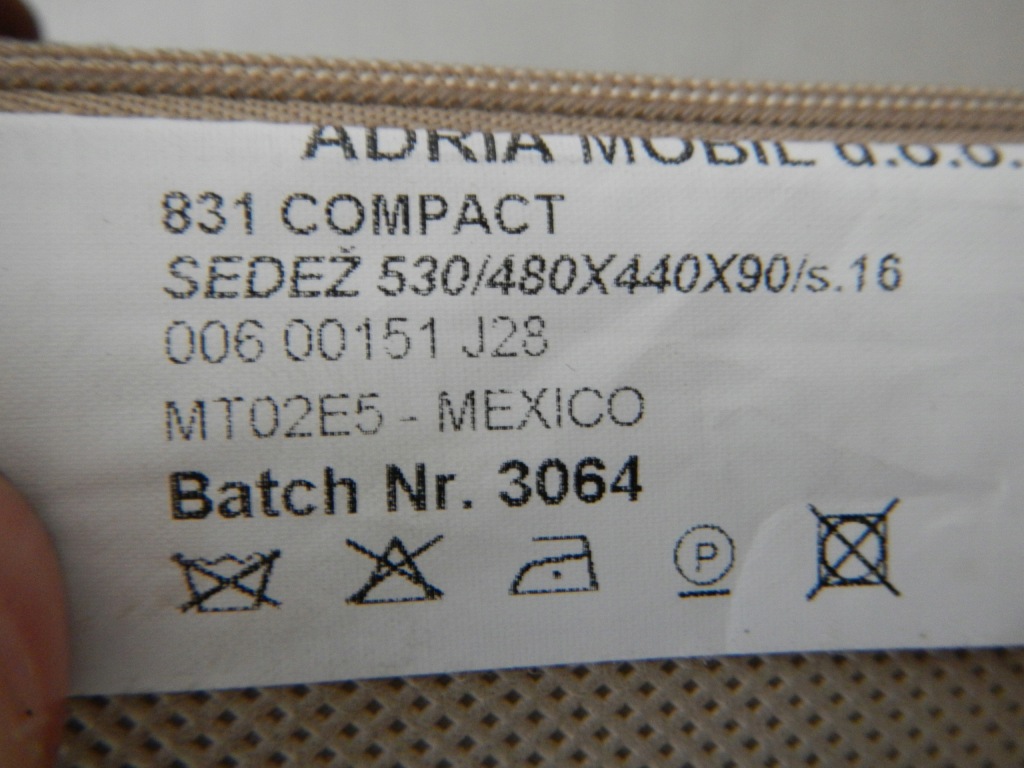 фото №2, Jumper сиденье спинка заднее сиденье kamper camper adria