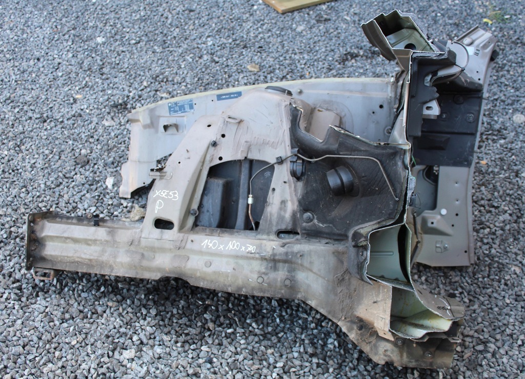 фото №1, Четверть лонжерон подкрылок правый bmw x5 e53