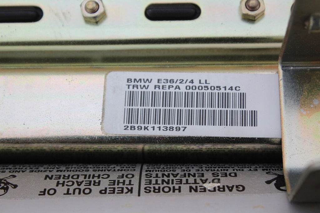 фото №5, Подушка повітряна пасажира bmw e36 подушка безпеки