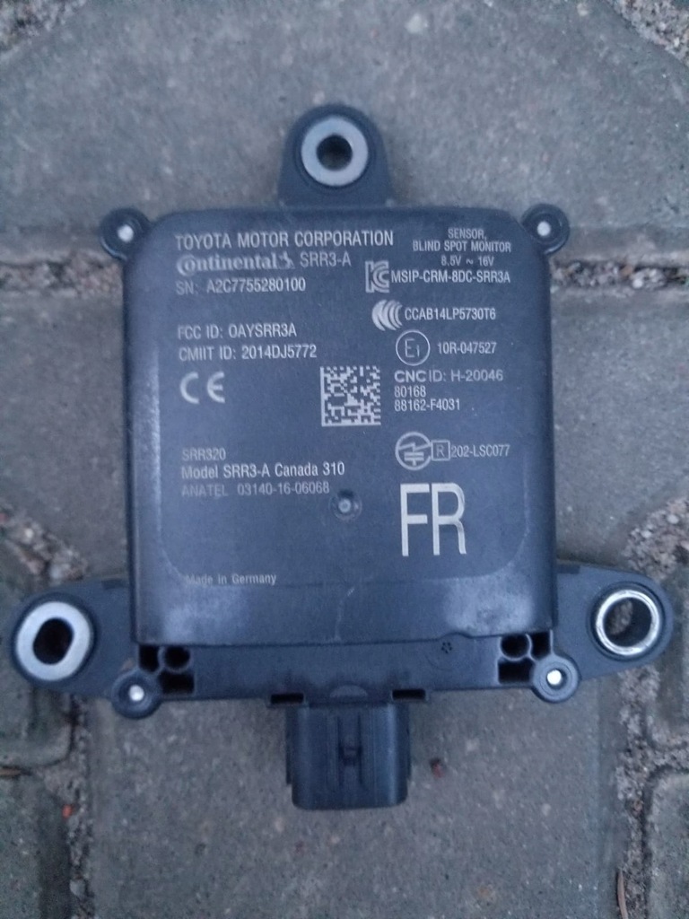 фото №1, Toyota chr модуль блок керування радар 88162-f4031