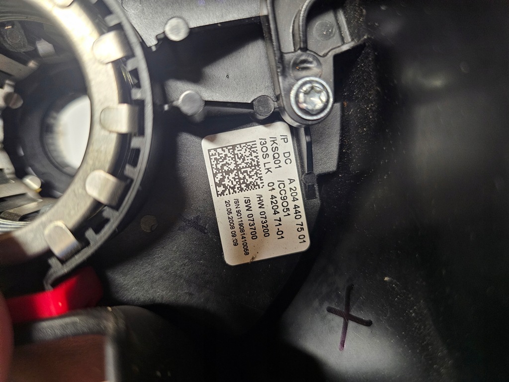 фото №12, Mercedes c-klasa w204 стрічка перемикач комбінований важіль a2044407501