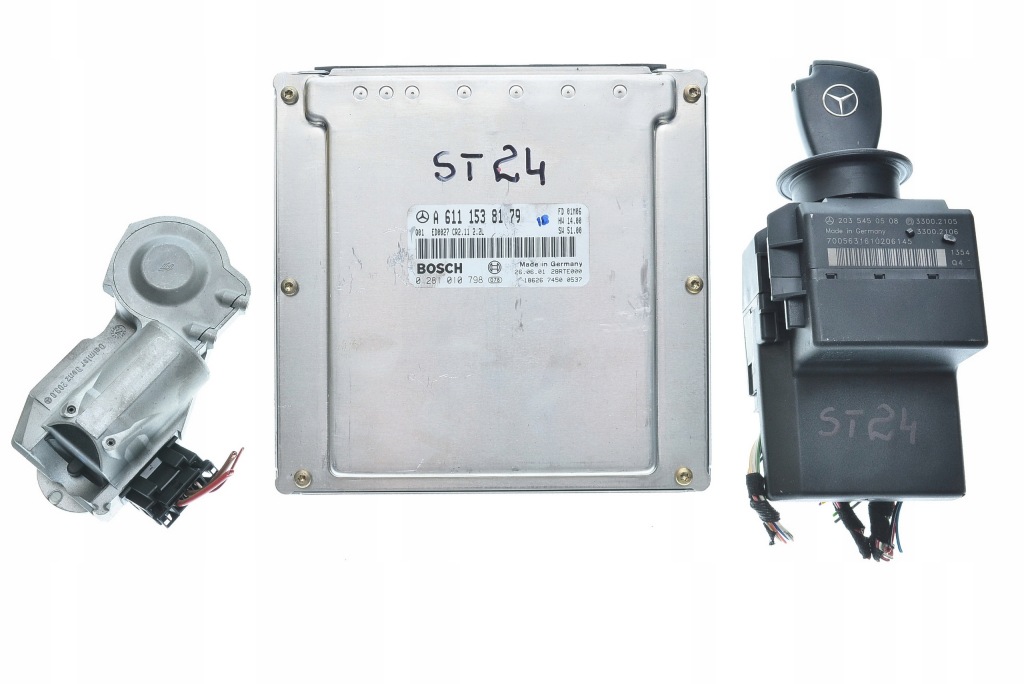 фото №1, Бортовой компьютер mercedes w203 a6111538179 набор