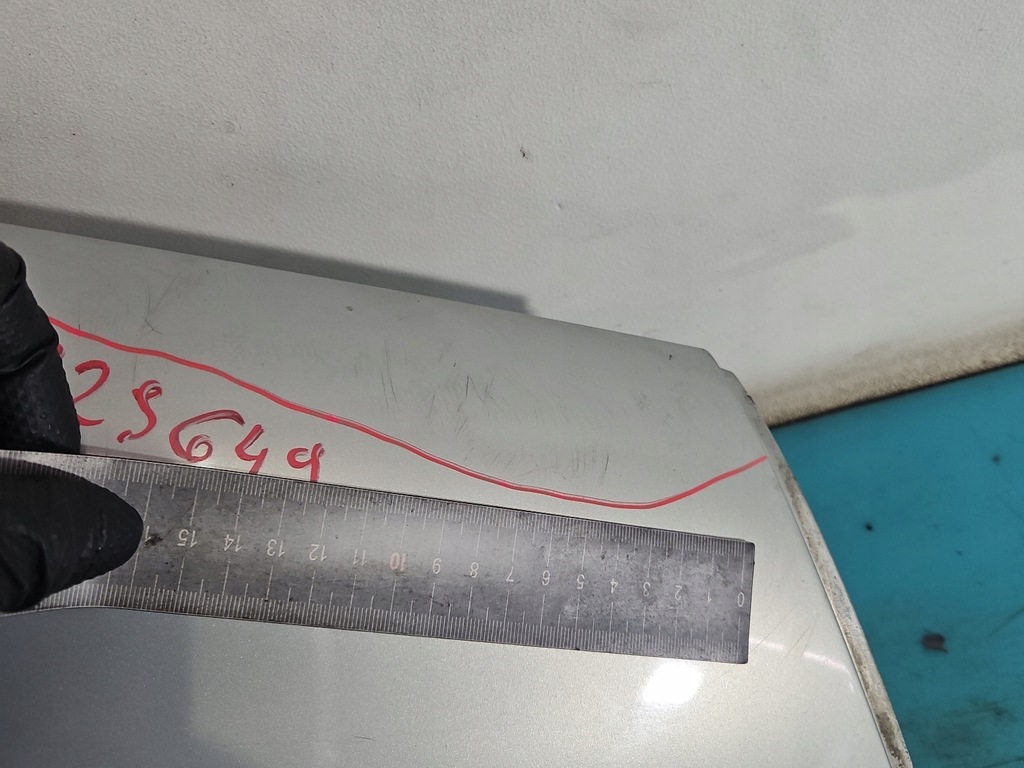 фото №3, Крыло перед правый renault clio ii 2 серебристый nv632