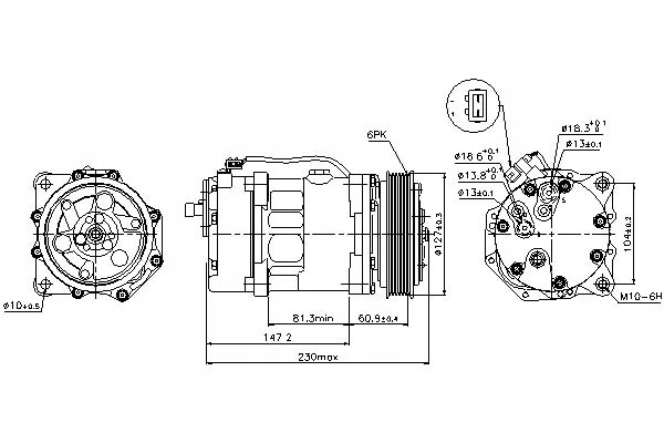 фото №1, Nissens 89044 компрессор, кондиционер