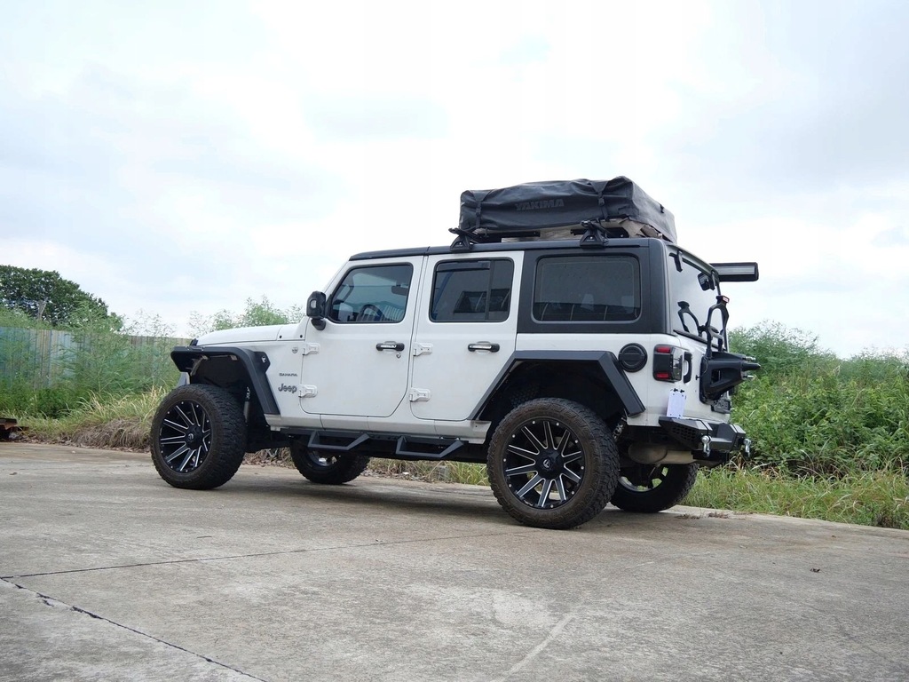 фото №15, Прочные пороги боковой – off-road – набор jeep wrangler jl 2018-2024