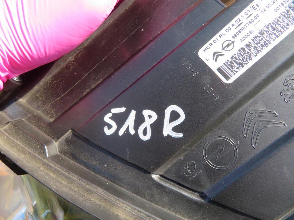 фото №16, Opel vivaro c iii jumpy iii 16- фара левый лампа левая 9808567780-00