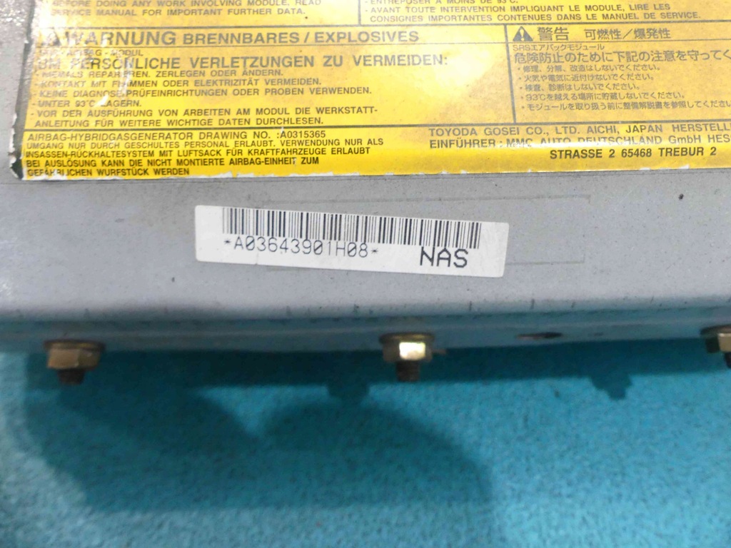 фото №9, Подушки безопасности воздушные лента ремни pajero iii 00-04