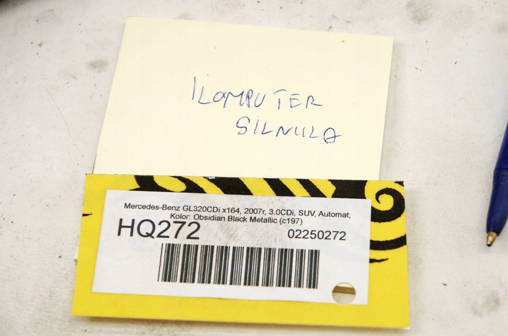 фото №7, Hq272 mercedes gl x164 3.0cdi бортовий комп'ютер двигуна