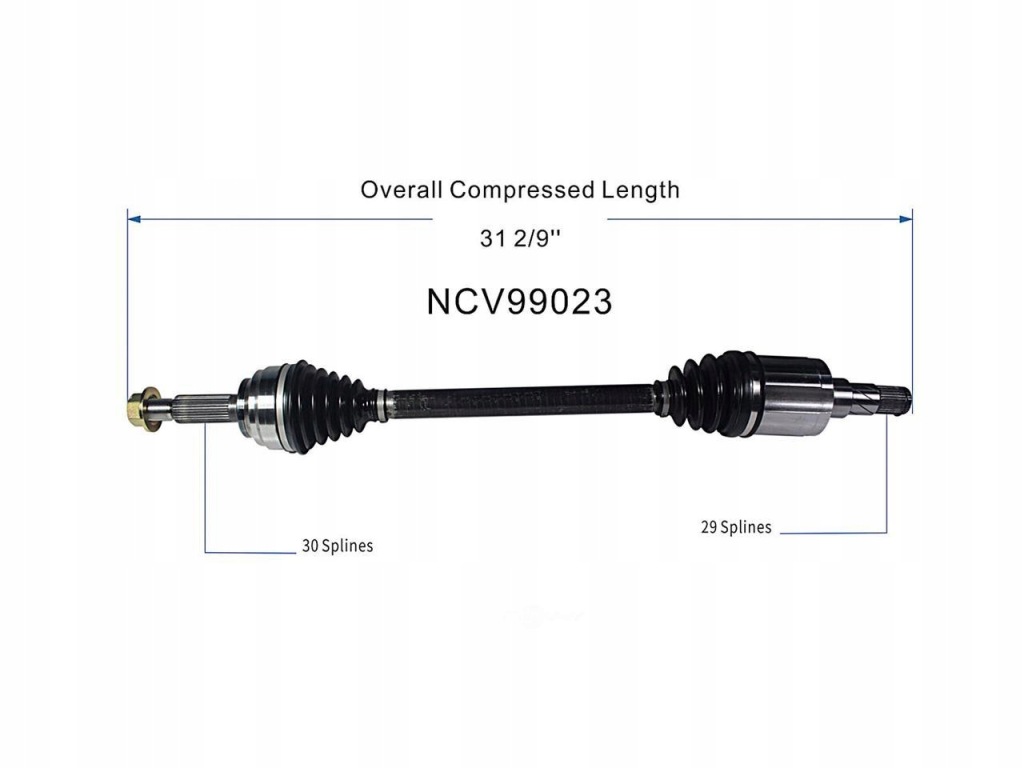 Купить Приводной вал шрус  левая gsp 99023 tesla s 2017-2020 1030615-00-b