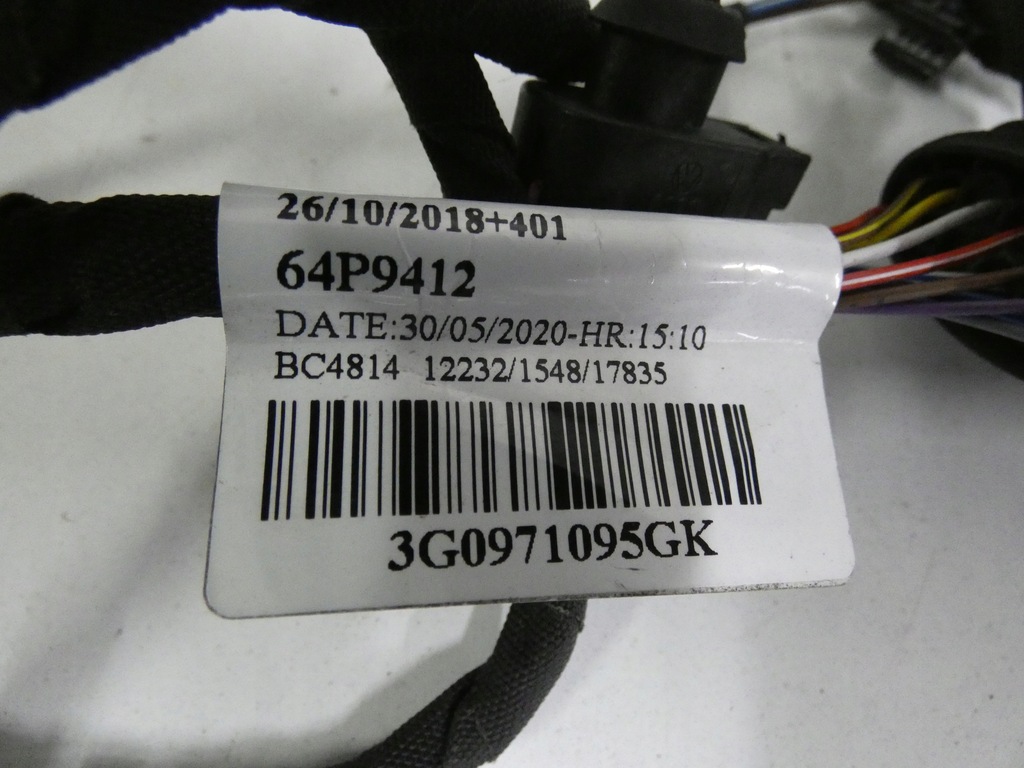 фото №9, Жгут электропроводка бампера volkswagen passat b-8