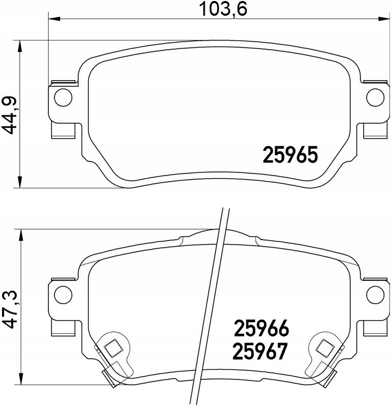 фото №3, Тормозные диски 1542 тормозные колодки керамические renault kadjar задняя