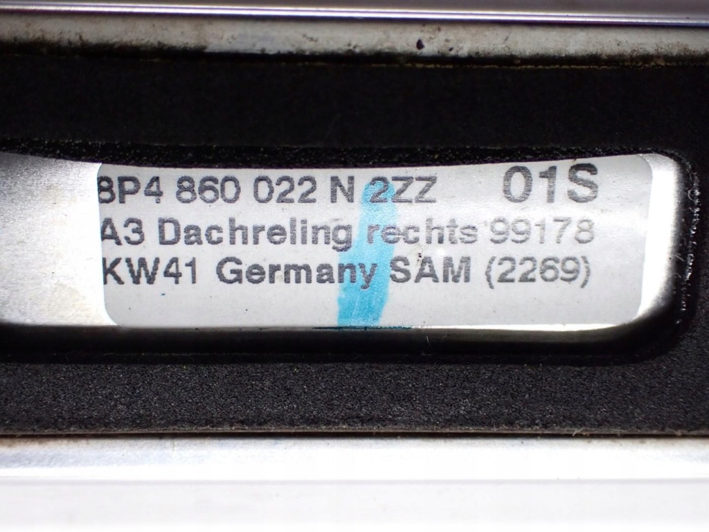 Купити Рейлінги дахові комплект оригінал 8p4860021n audi a3 8p sportback 08r