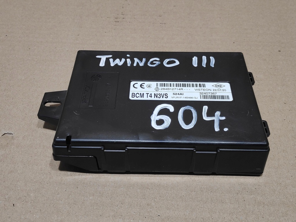 фото №1, Модуль блок керування bcm renault twingo iii 284b12714r