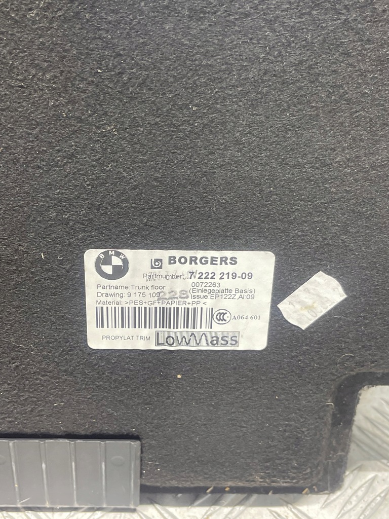 фото №10, Bmw x3 f25 пол багажника 7222219