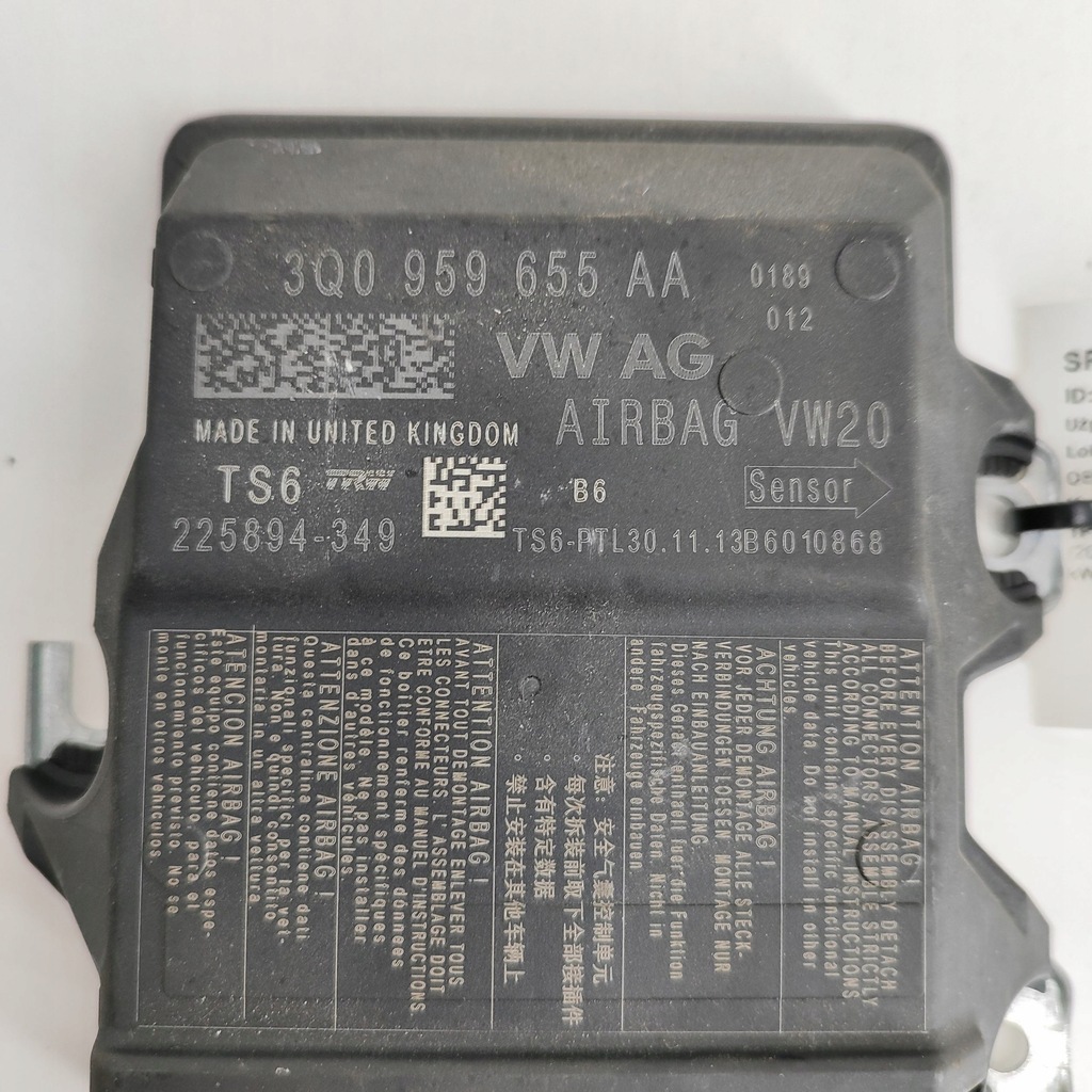 фото №7, Skoda octavia mk3 5e 2014 блок керування / модуль подушка безпеки