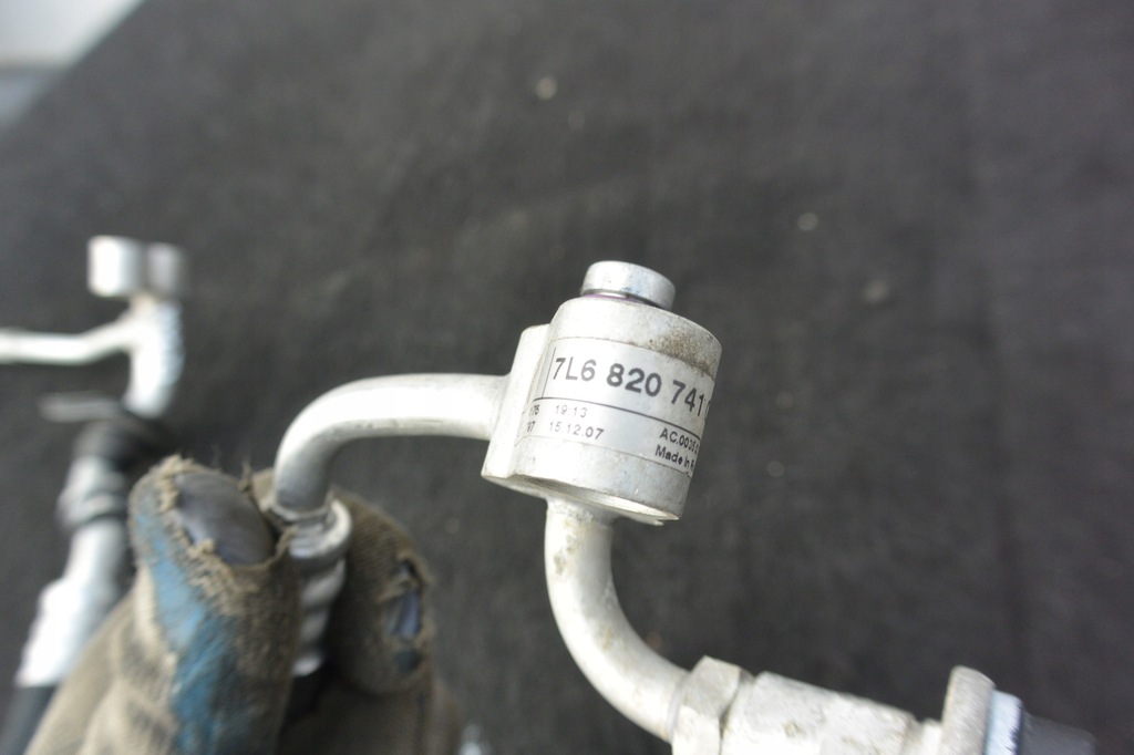 фото №6, Трубы провода кондиционер audi q7 4l touareg kpl