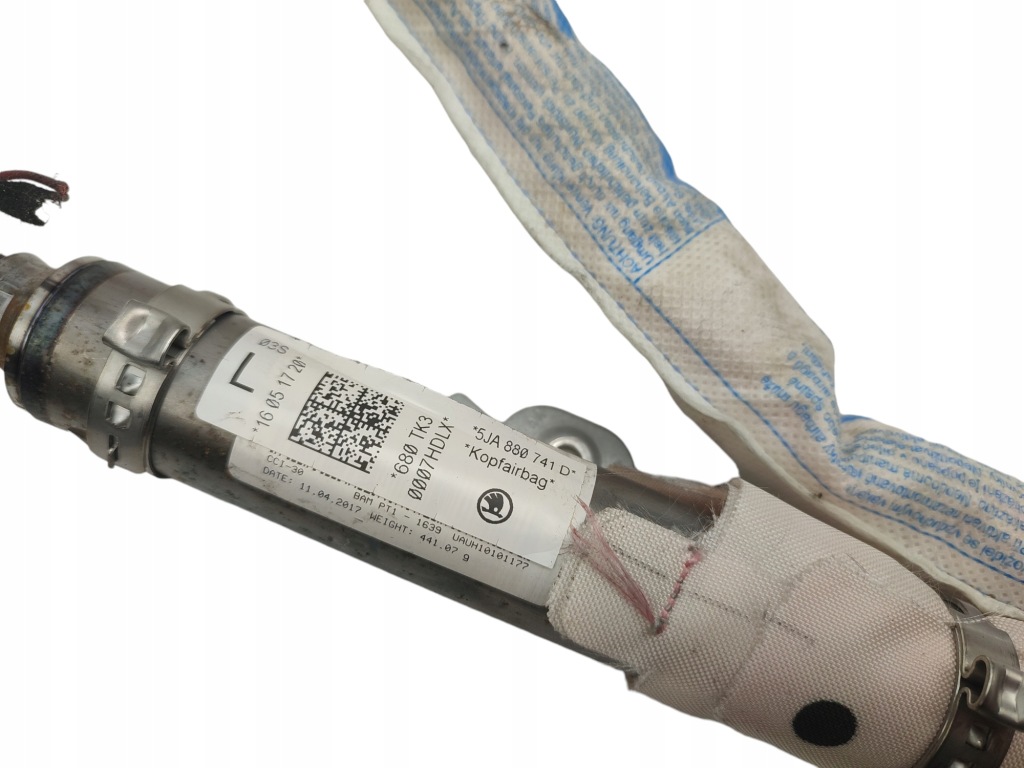 фото №4, Шторка безпеки повітряна ліва skoda rapid 2012-2017 5ja880741d