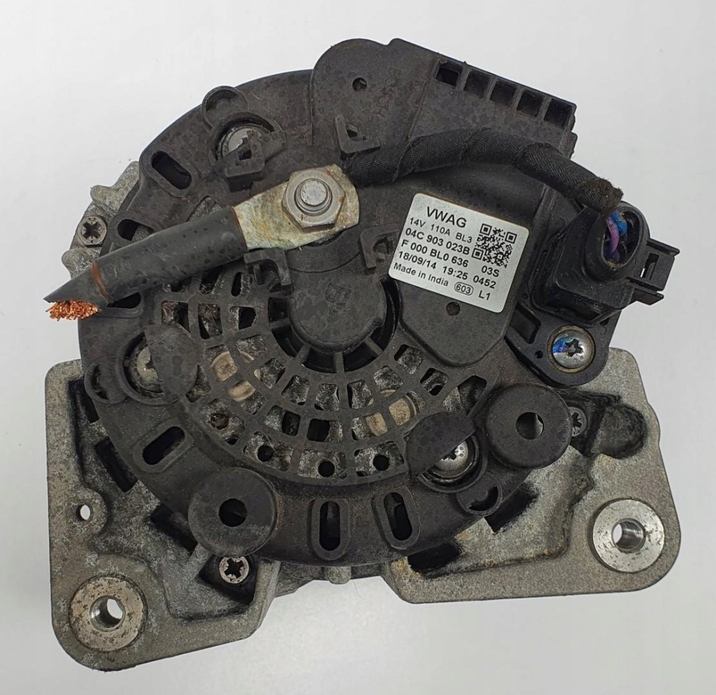 фото №3, Генератор vw up 1.0 mpi 04c903023b