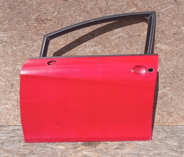 фото №1, Дверь левый перед seat leon ii цвет красный