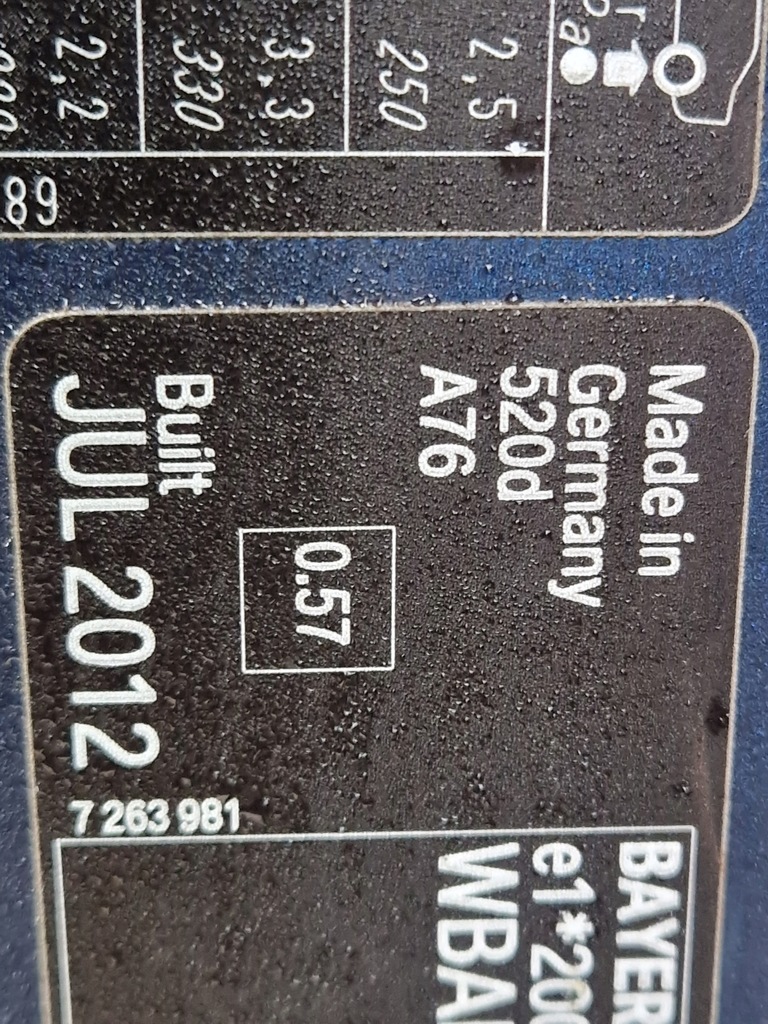 фото №10, Крила лівий передній bmw f10 a76