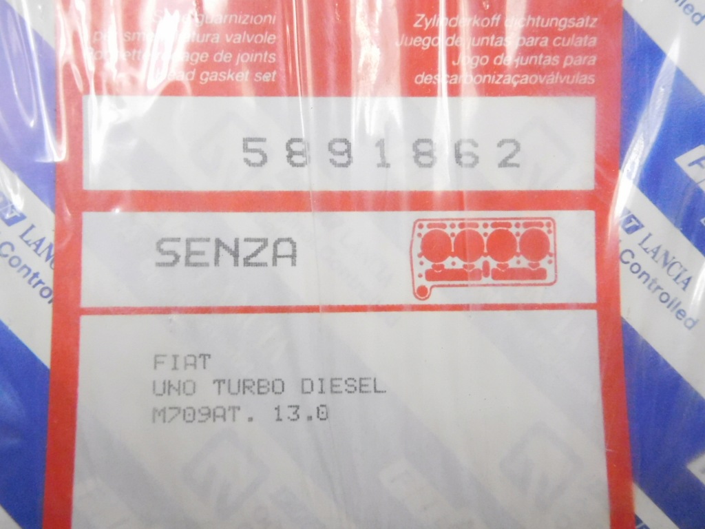 Fiat оригінальний номер 5891862 набір прокладка, головка циліндрів Недорого