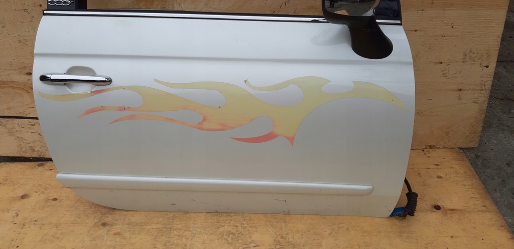 фото №6, Двері повний fiat 500 cabrio дзеркало