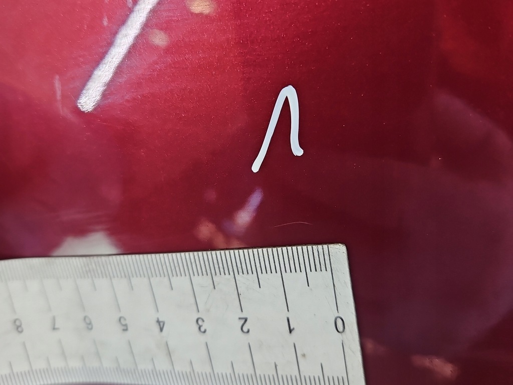 фото №3, Крила перед лівий mitsubishi space star i 02-05 lift bordowy r44