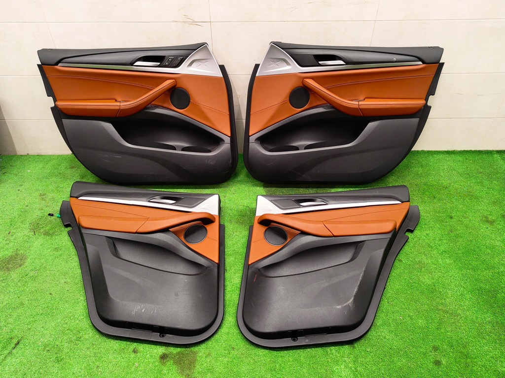 фото №11, Bmw x4 g02 lci середина обивка сиденья туннель заднее сиденье обшивки кожа