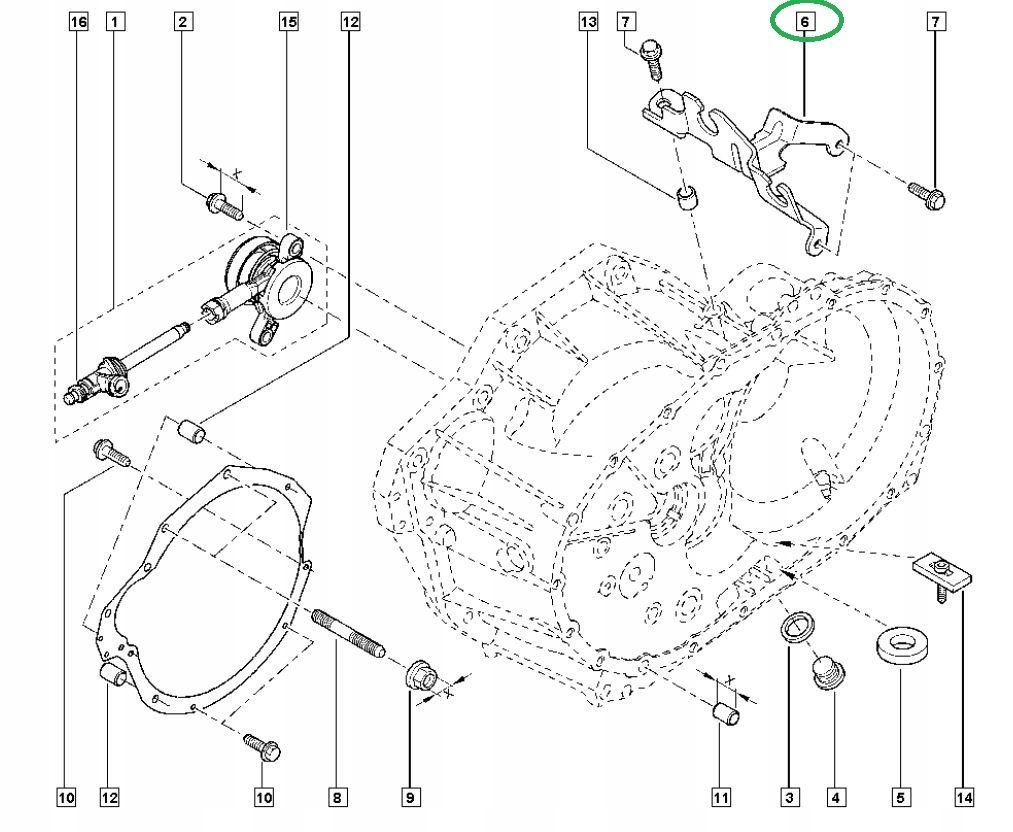 фото №13, Кронштейн тросов переключения передач master iii movano b nv400 2.3 dci oryg