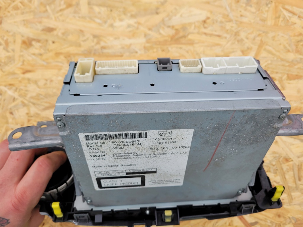 фото №6, Радио cd радиопроигрыватель toyota yaris iii 3