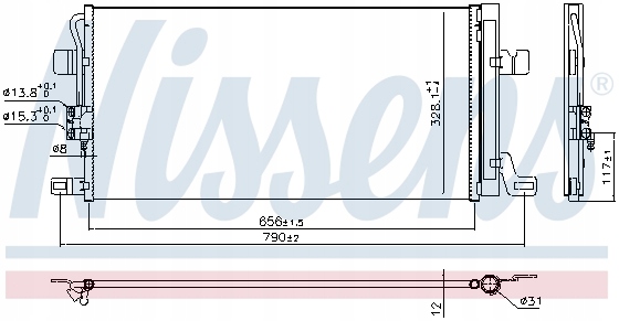 фото №9, Радіатор кондиціонера nissens 940827