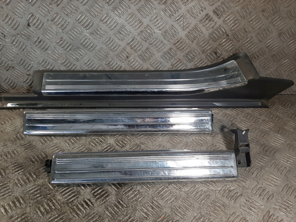 фото №13, Mercedes w220 03r lift long комплект накладка поріг