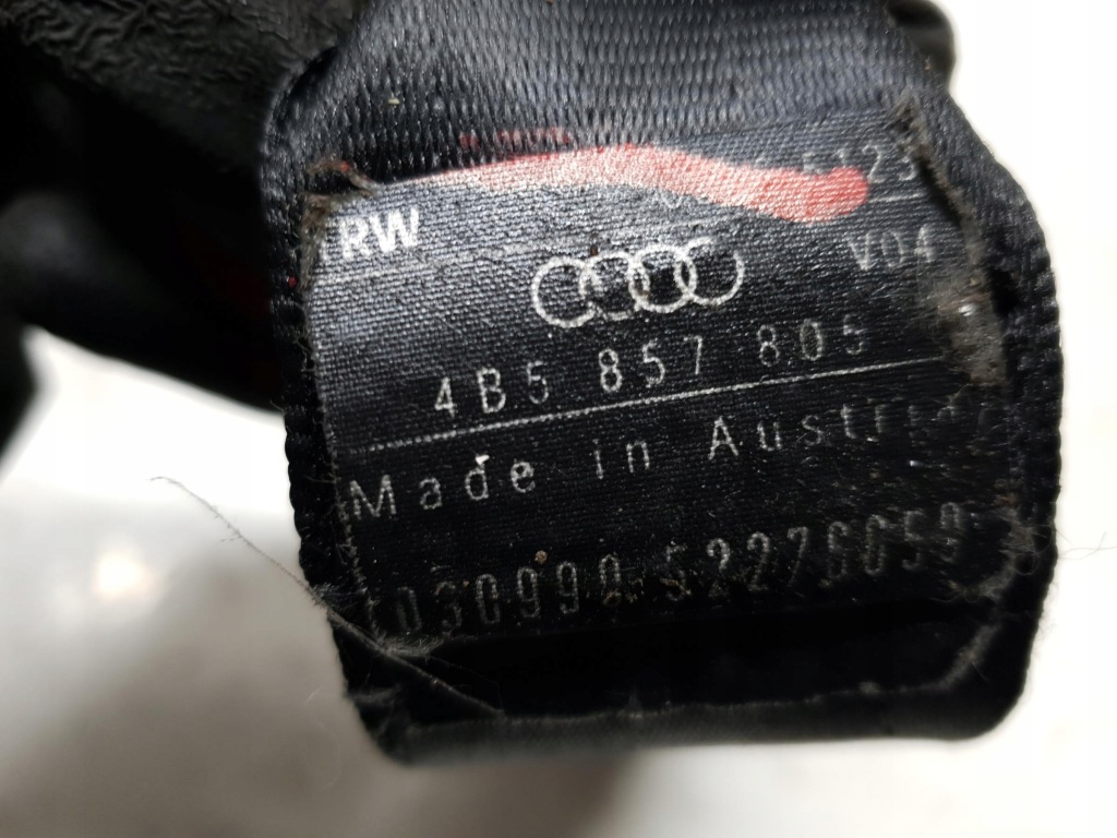 фото №4, Pas безпеки лівий задня audi a6 c5