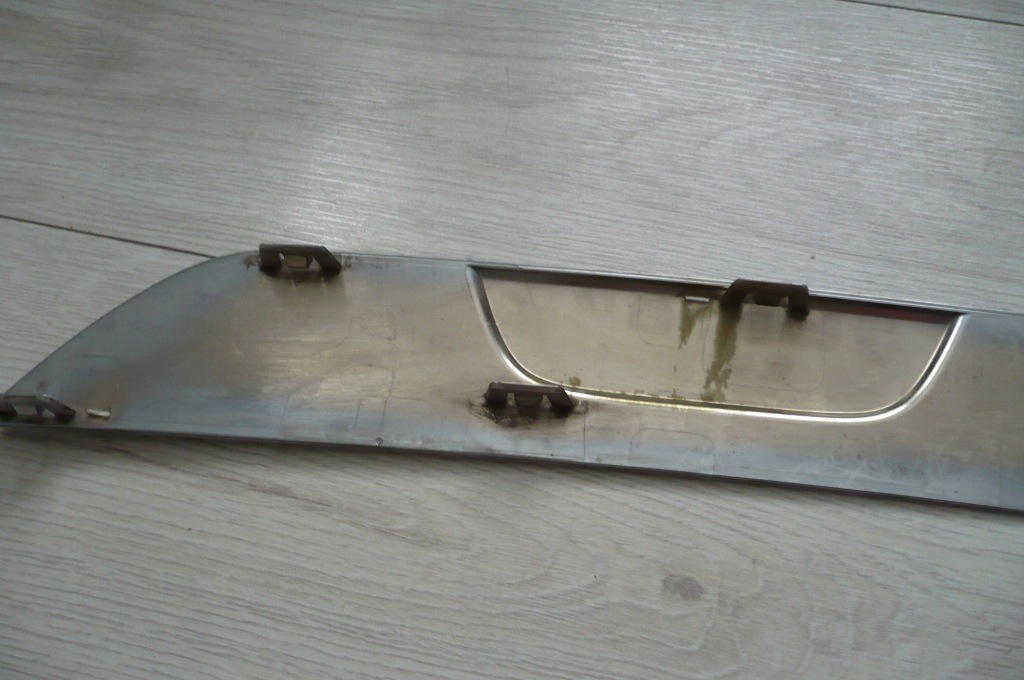 фото №10, Mercedes a w213 молдинг хром накладка бампер задня