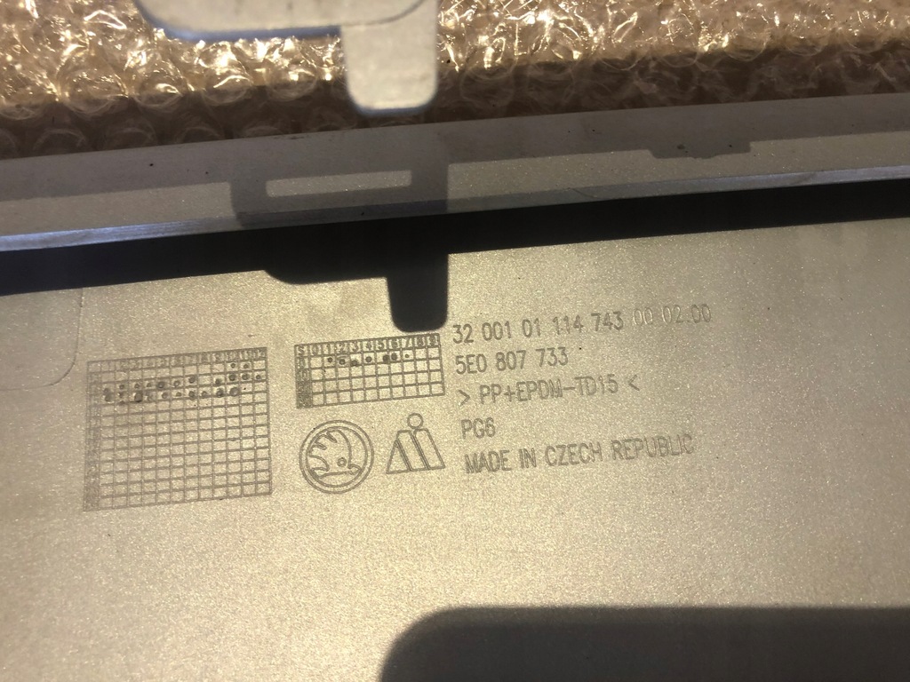 фото №6, Skoda octavia iii scout 5e0807733 накладка спойлер бампер перед