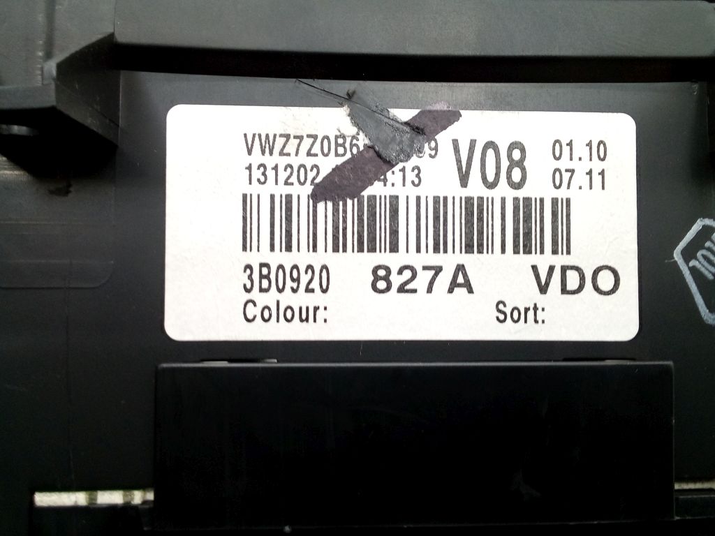 фото №8, Vw passat b5 lift счетчик приборы дизель 3b0920827a