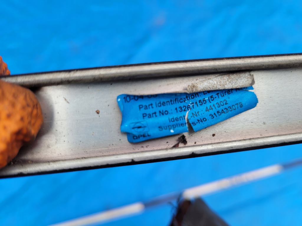 Opel-części | corsa e молдинг дахова ліва права рейлінг комплект 5d 13267155 Зі Шроту