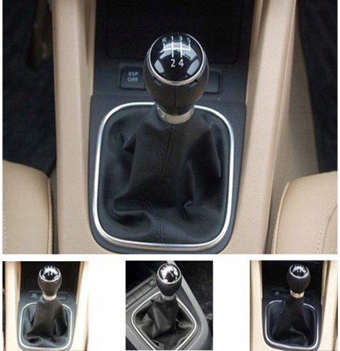 фото №7, Ручка переключения передач чехол vw golf v 5 jetta 5b