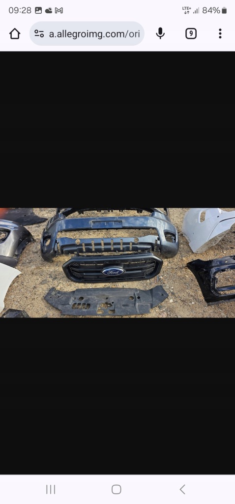 фото №9, Бампер перед передній ford ranger iii iv tke lift 19-22 чорний