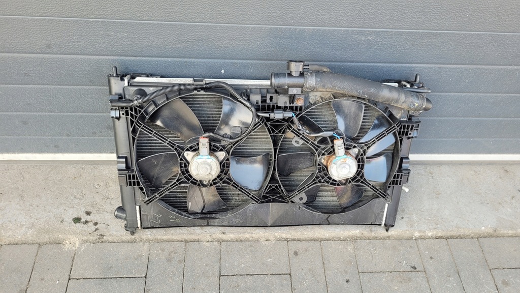 фото №4, Mitsubishi lancer viii sedan 09r 1.8 радиатор wody вентиляторы