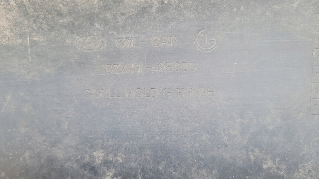 фото №14, Молдинг поріг права поріг правий hyundai santa fe ii // 674