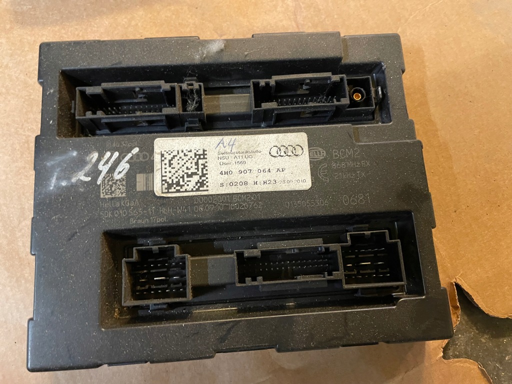 фото №1, Audi a7 модуль комфорту 4h0907064ap