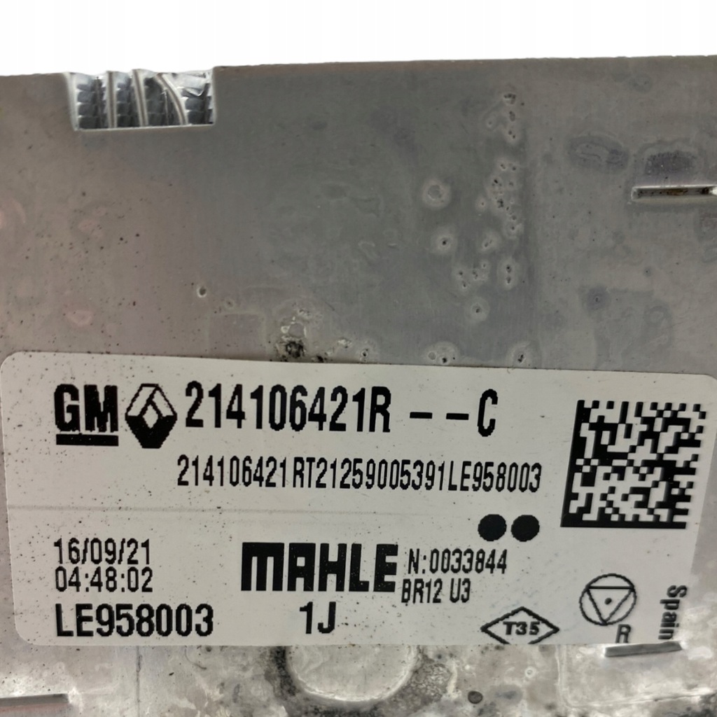 фото №12, Nowa оригінальний номер радіатор інтеркулер renault express