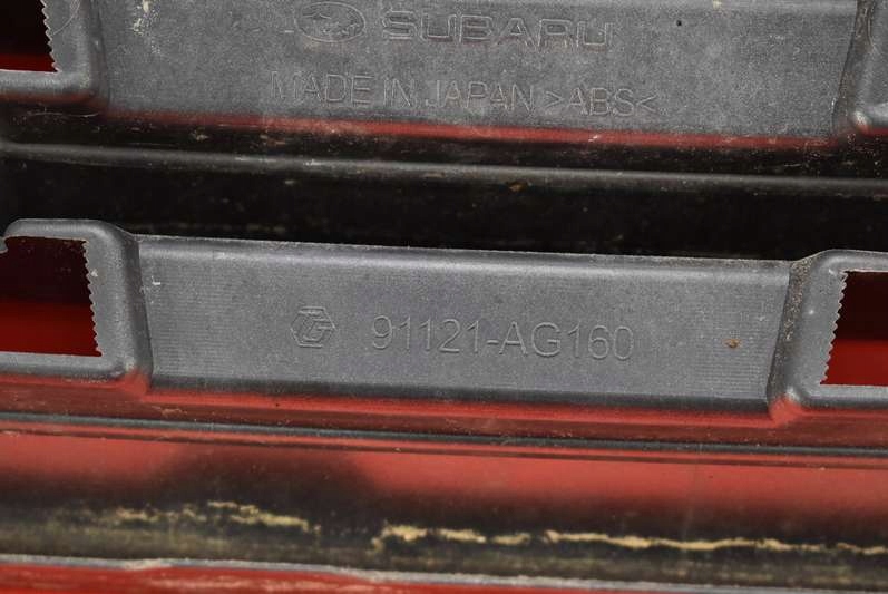 фото №15, Решётка радиатора решётка радиатора серебристая 91121-ag160 subaru outback 3 iii 03-09