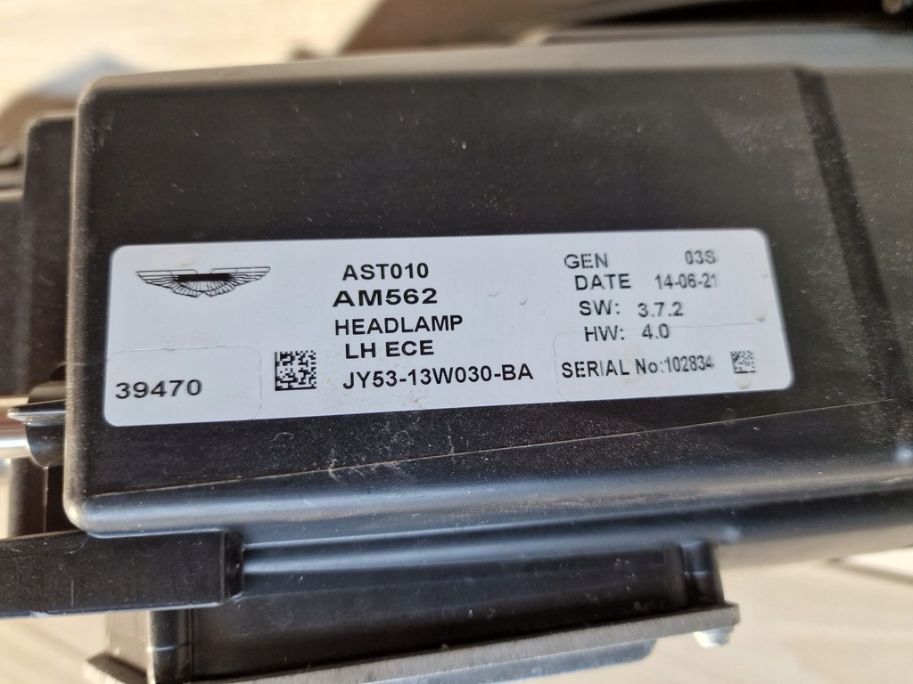 фото №16, Лампа лівий перед full led aston martin db11 czarna