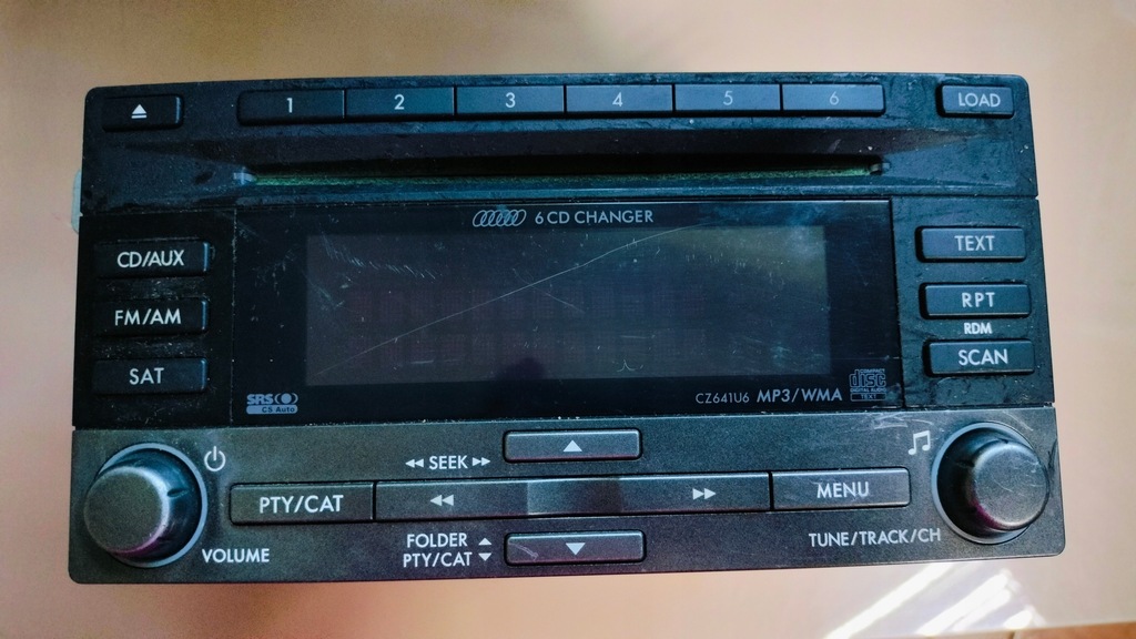 фото №1, Радіо cd subaru impreza 86201fg640